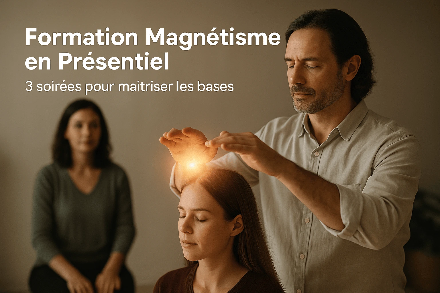 Formation Magnétisme Niveau 1 en Présentiel - 3 Soirées (19h-22h) 1 formation magnétisme 3 soirées